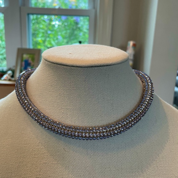 Atelier Swarovski Jewelry - Atelier Swarovski by Christopher Kane, light amethyst crystals, rhodium plated